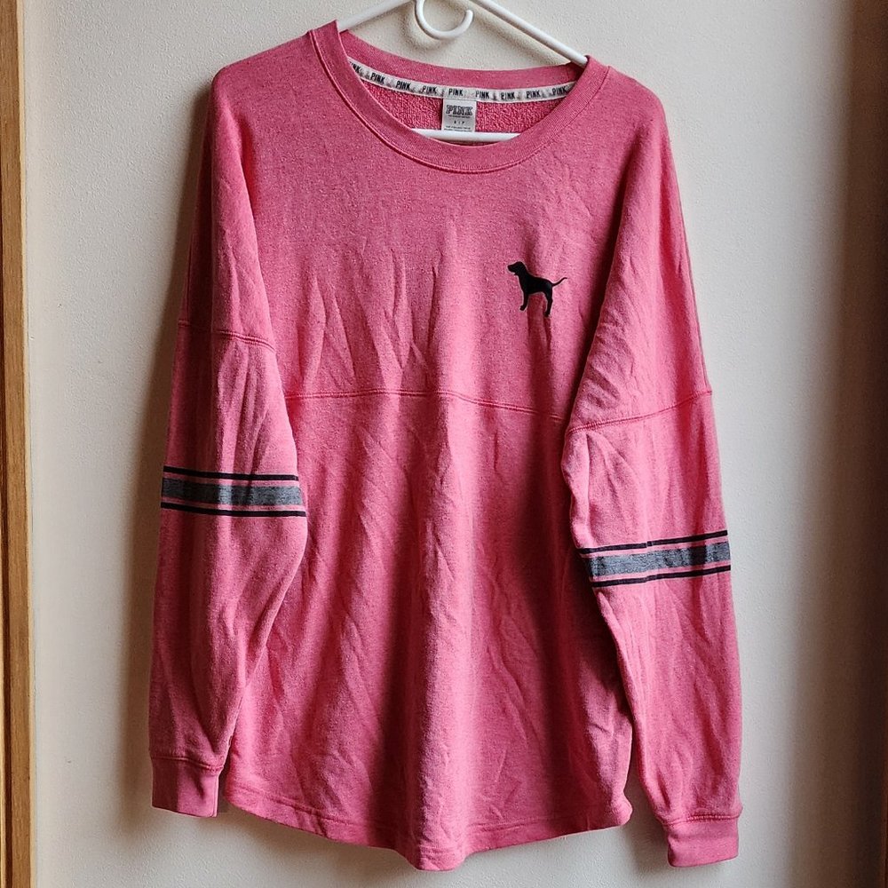 PINK Victoria's Secret Long Sleeve Scoop Neck Jersey Size Small